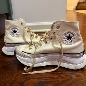 Converse Kids High-Top Sneakers - Beige